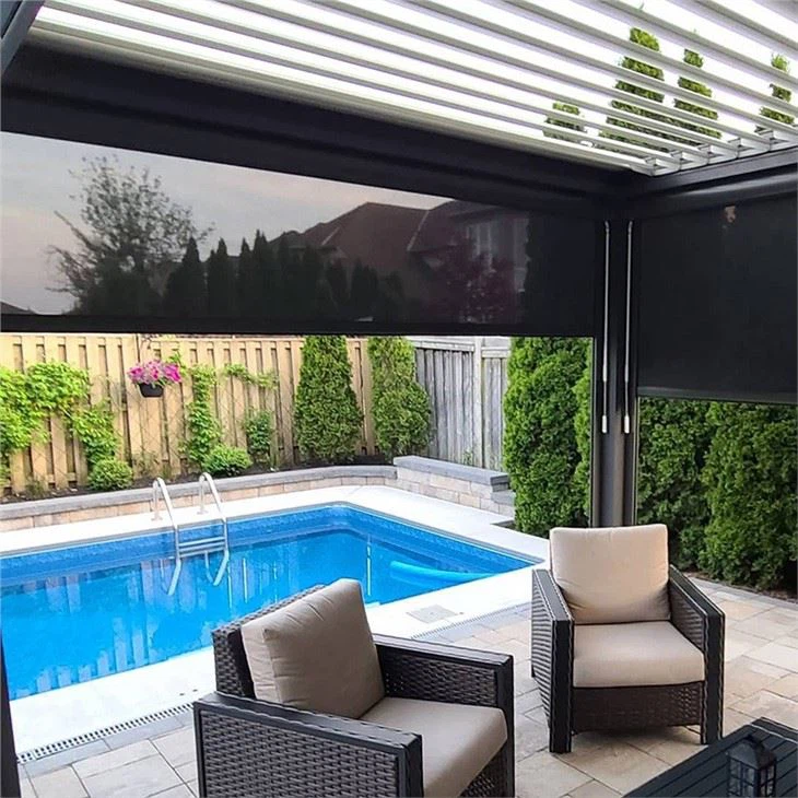 Sunscreen Outdoor Roller Blinds